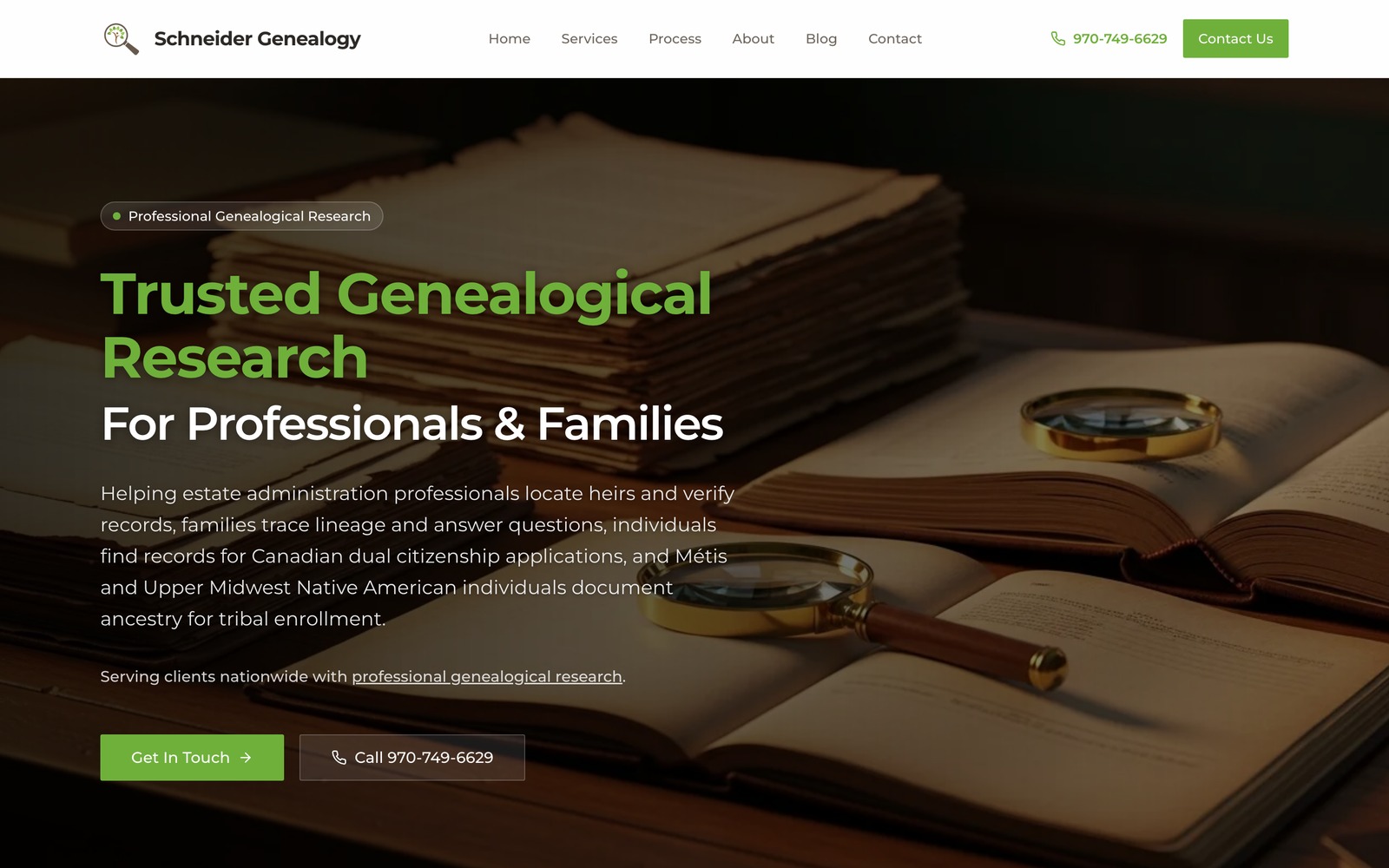 Schneider Genealogy website